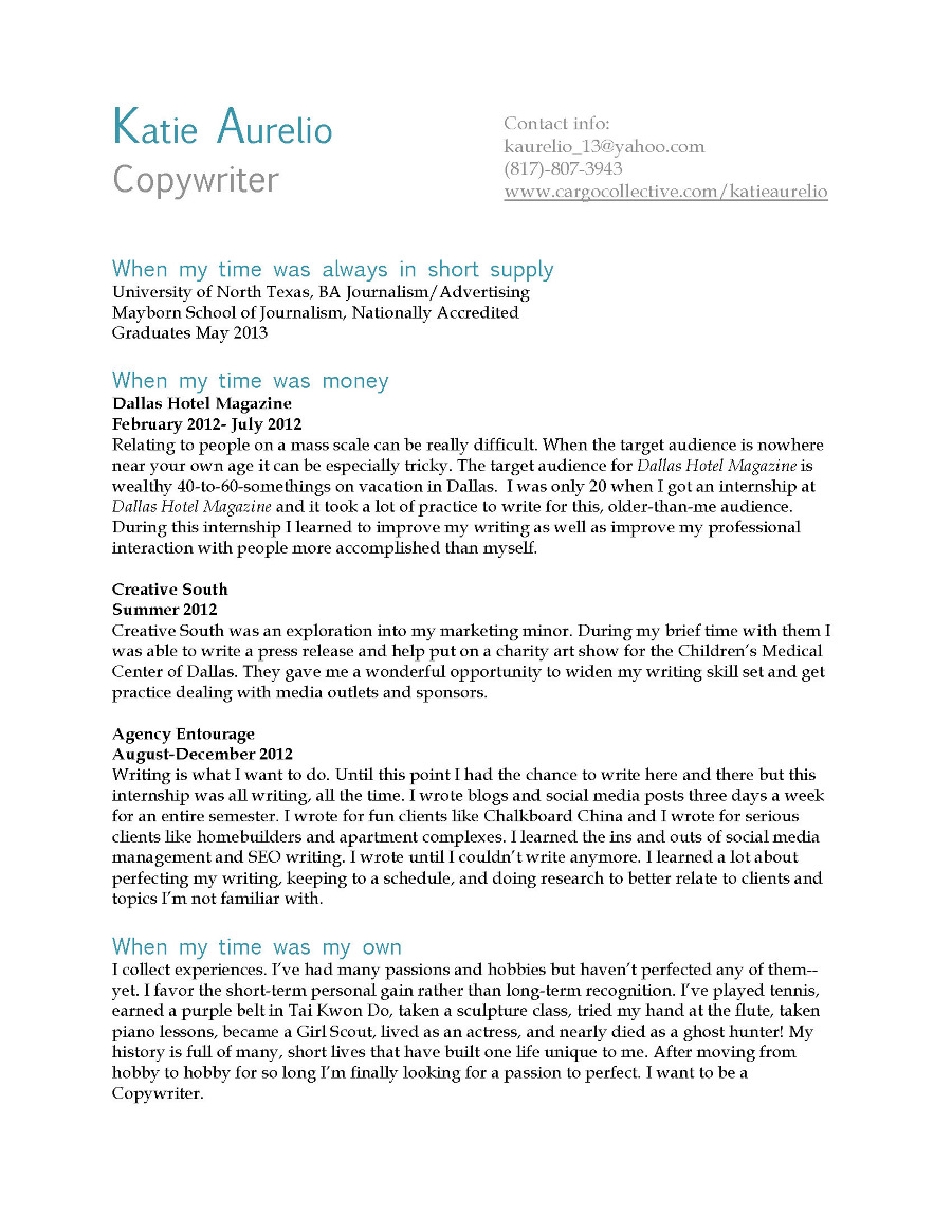 resume copywriter